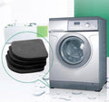 Washing machine vibration damper – washing machine dampers - Vibration Damper Pads - Black – 8 Pieces