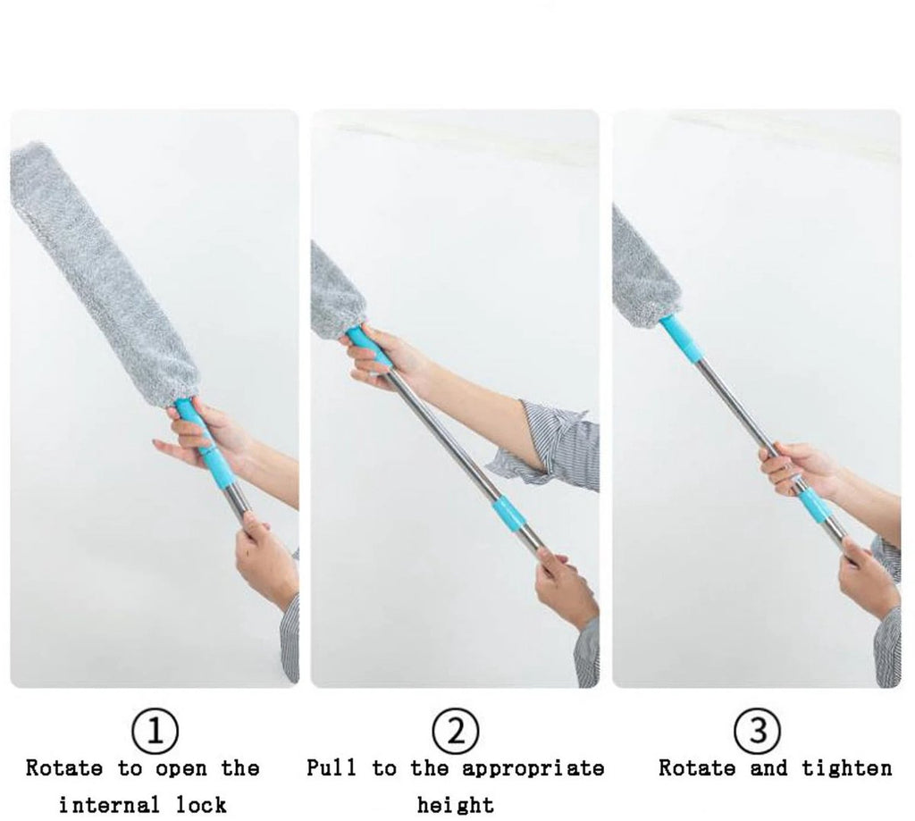 Underbed Dust Wiper – Extendable to 130cm, home use