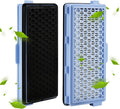 Active HEPA Filter Set 2 Pieces Suitable For Miele Classic Compact C1, Complete C2 & C3 - Replaceable - Vacuum Cleaner Parts - Vacuum Cleaner Filter - Impurity Filter - Blue