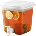 Water Dispenser - 3.5L Water Dispenser with Lid - Water Tap - Drink Bucket - Beverage Machine with Tap - Lemonade Dispensers - Lemonade Tap - Plastic Juice Dispenser - Beverage Dispensers - Juice Dispenser - Lemonade Juice Party Cocktail Cold Water Jug