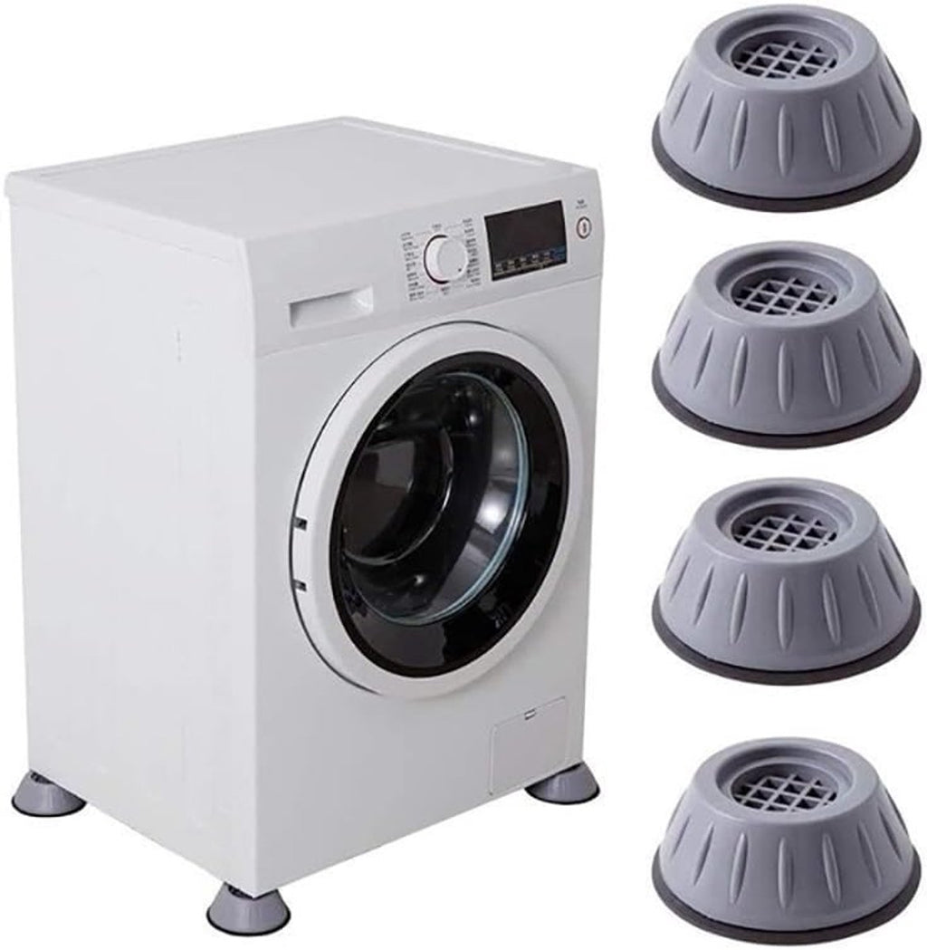 4 Pieces Vibration Washing Machine Feet - Shock Absorbers - Rubber Feet - Washing Machine Shock Absorbers - Non-slip and Quiet - Washing Machine Stand - Suitable for Washing Machine Stands - Washing Machine and Dryer Feet