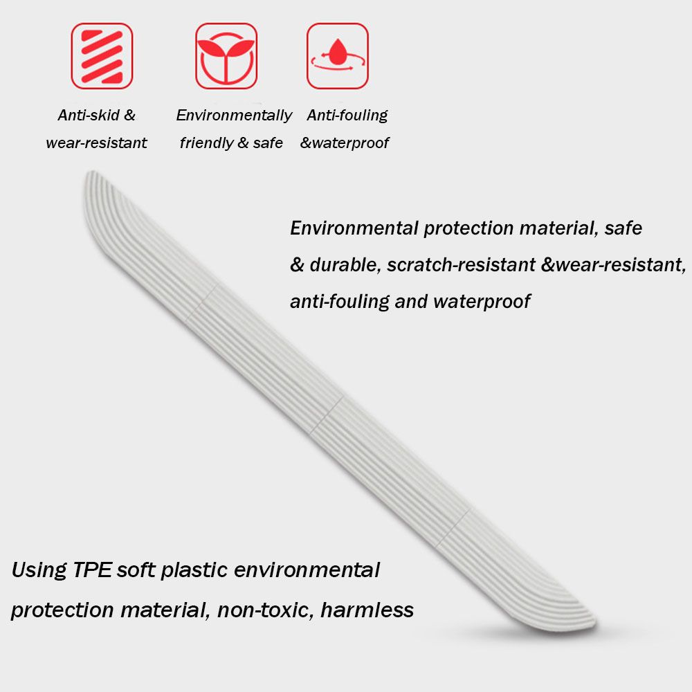 White Threshold Strip Compatible with Robot Vacuum Cleaner