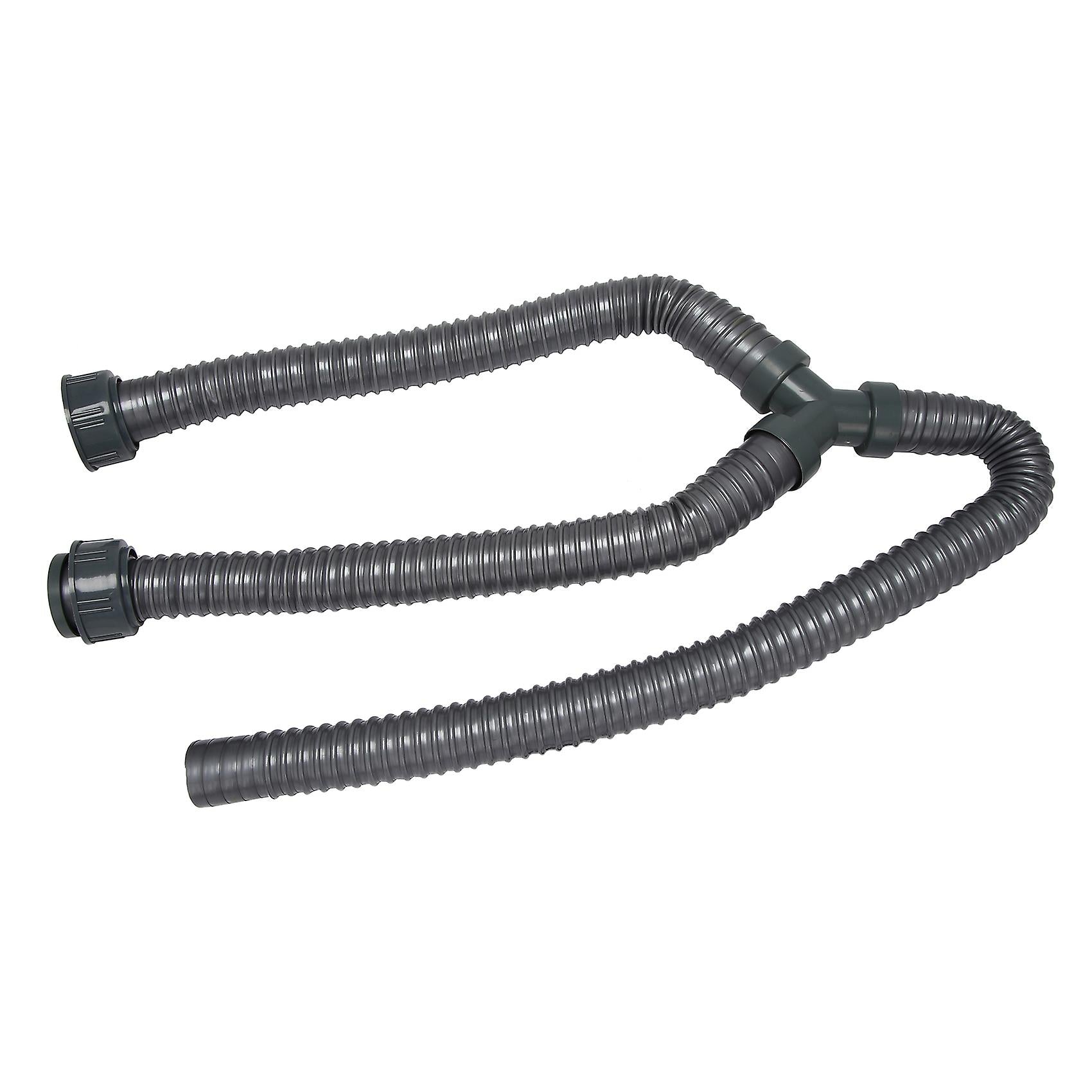 Washing Machine PVC Y-Shaped Drain Hose 1m Pipe Connector