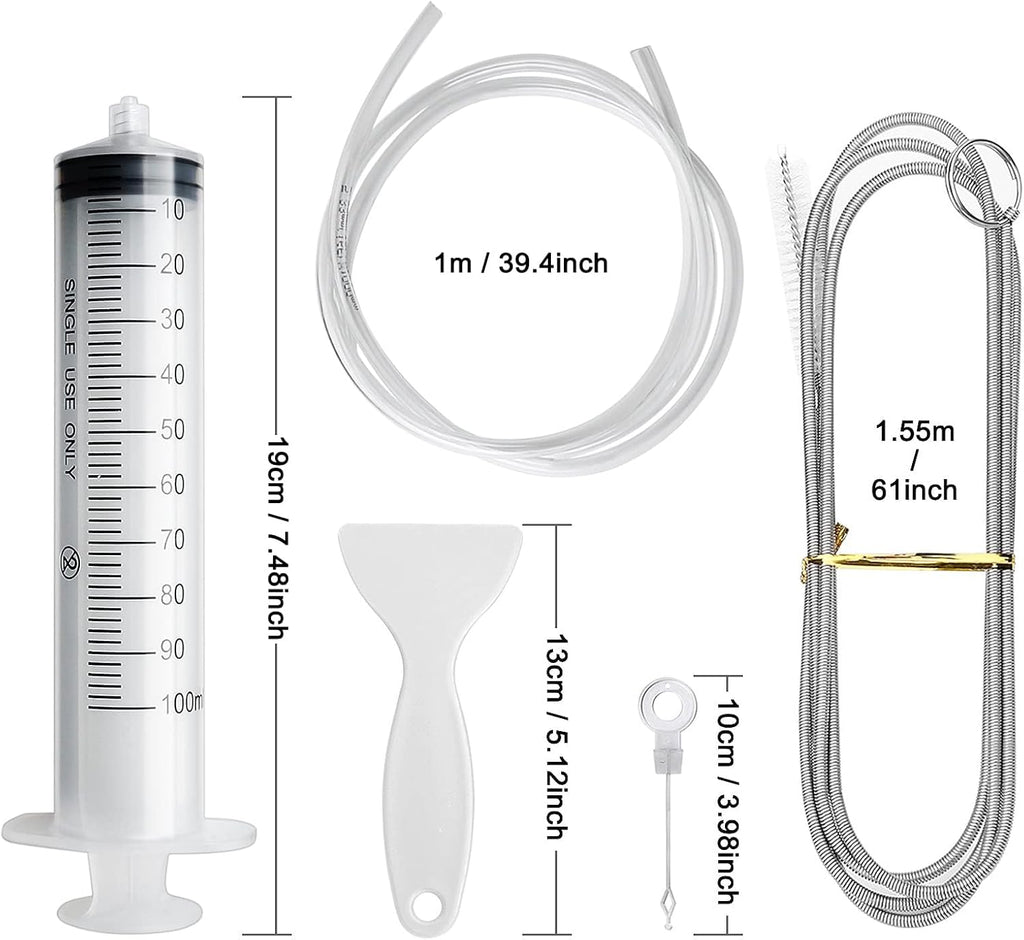 8pcs Refrigerator Drain Hole Cleaning Set Compatible with Refrigerators