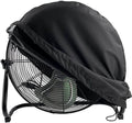 Industrial Fan Cover Waterproof Dustproof Outdoor Fan Cover for 18"&20" Industrial Floor Fan Heavy Duty High Velocity Floor Fan Covers(Black)