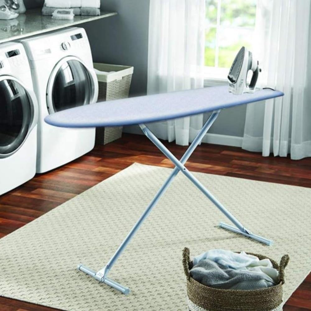 Ironing Board Cover 12x36 Small Iron Board Cover with Padding Grey Scorch and Stain Resistant Cotton Ironing Covers (Color : Grey, Size : 90x31cm(36x12in))