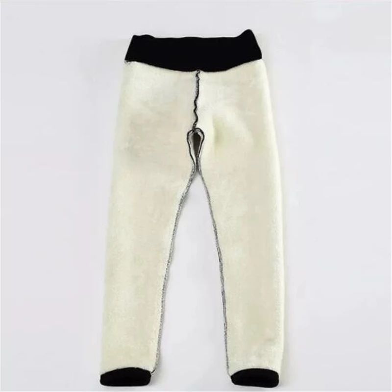 Black Sherpa Fleece Lined High Waist Winter Leggings for Women, Thick Cashmere Feel Thermal Pants with Stretchy Fit, Perfect for Cold Weather Size S