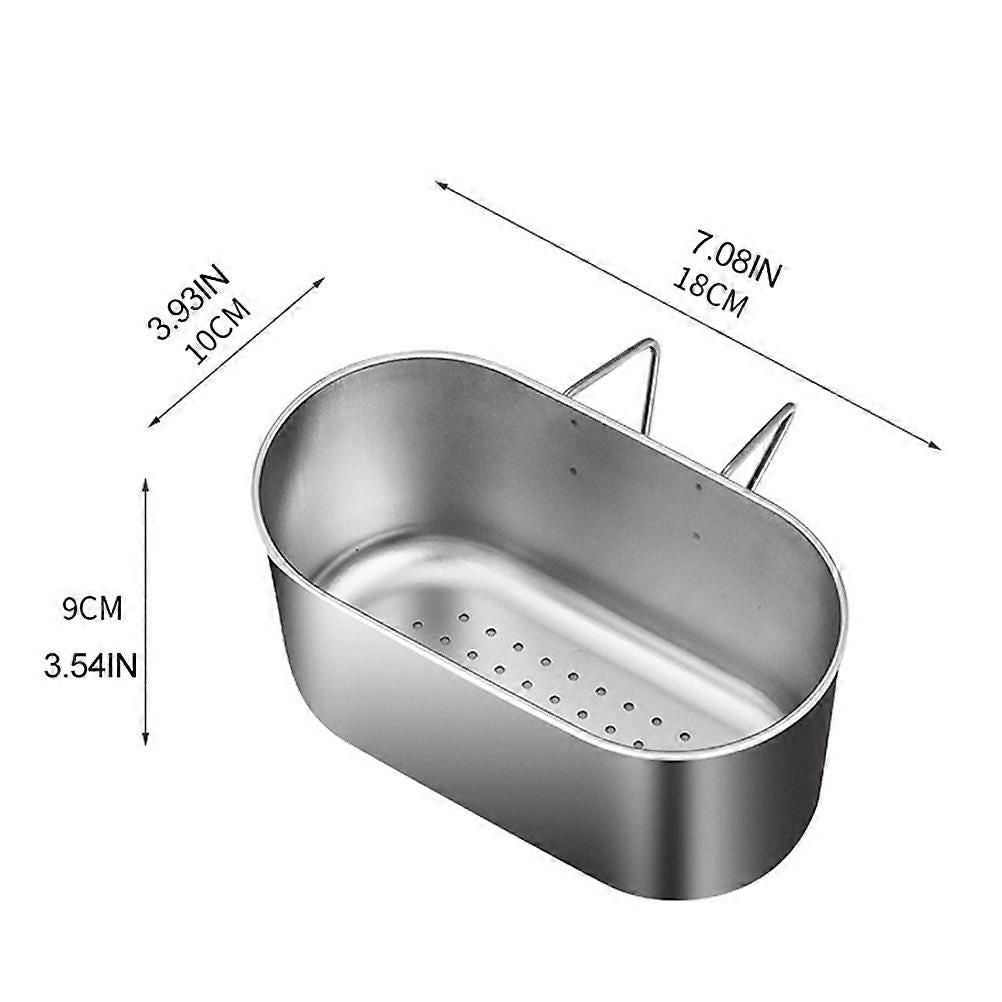 Stainless steel sink drain strainer basket, multifunctional waste filter for kitchen and bathroom, water filtration