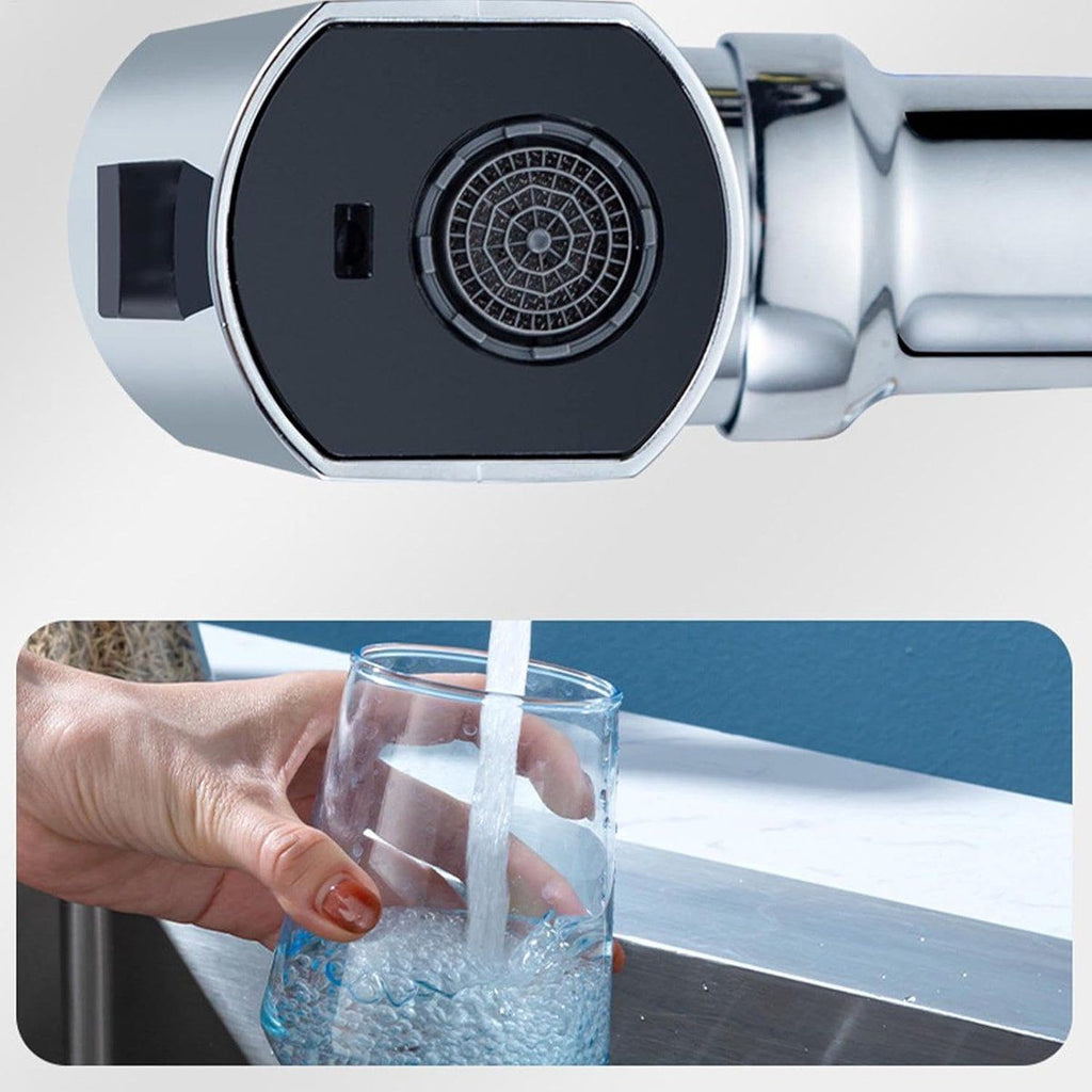 Faucet Spray Nozzle- 3 Spray Modes Faucet Nozzle- 3 Spray Modes Sink Faucet Parts- Splashproof Bathroom Faucet Attachment Sprayer for Restaurant