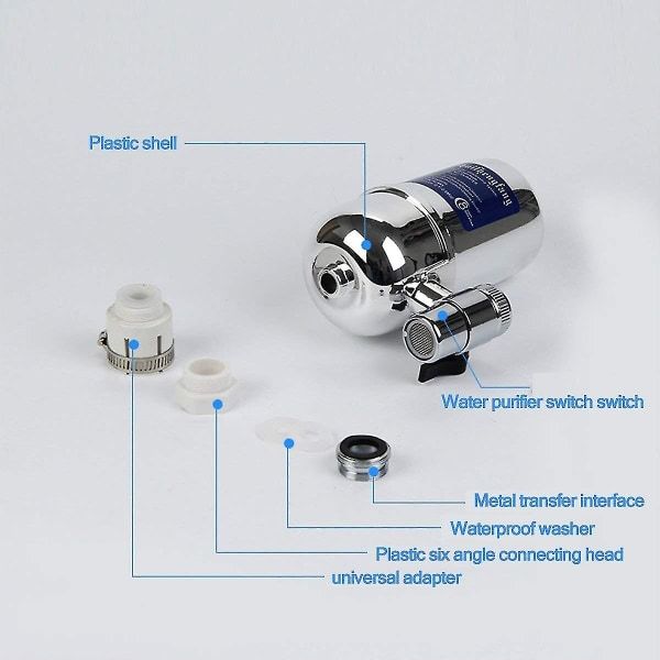 Faucet Water Filter Kitchen Faucet Water Purifier- Premium Quality, sturdy and durable, crack-proof and leak-proof
