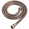 Retro Brass Shower Hose, 150 cm Length, Universal 1/2 Thread Connection, multiple spray modes, Rose Gold/Old Copper Finish Options