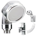 Shower Hose with Nozzle for Washbasin and Sink, Plastic Handheld Sprayer Hose, Universal Compatibility, Chrome Finish