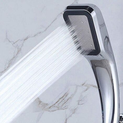 High Pressure Shower Head Chrome 300-Hole Water-Saving Pressurised Bathroom Spray