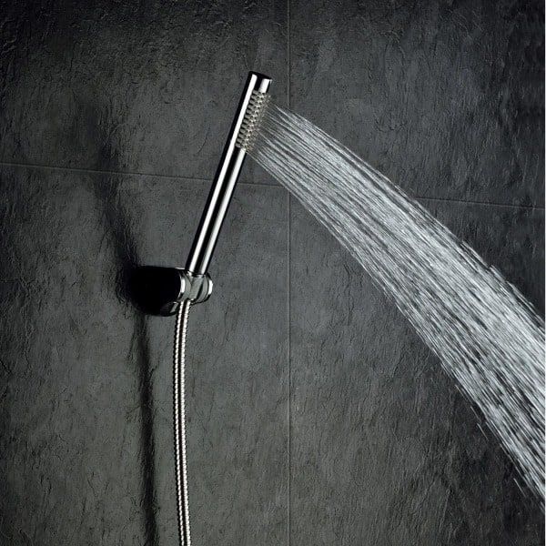 Water-Saving 1-Spray Hand Shower Head, 48 Nozzle Design, High Pressure Brass, G1/2 Thread, water-saving flow, pressure-boosted flow