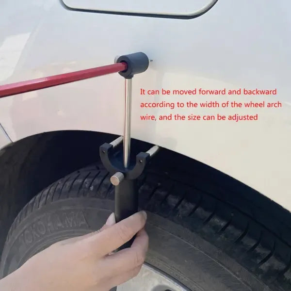 Sturdy Heavy Duty Car Wheel Eyebrow Mark Tool Wheel Arch Parallel Scriber Stainless Steel Rod, Made of Metal, Top Quality
