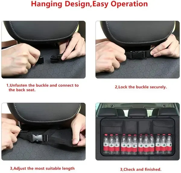 Practical High Performance Car trunk storage, Black Color, Excellent Performance, Easy to Use, Good Performance