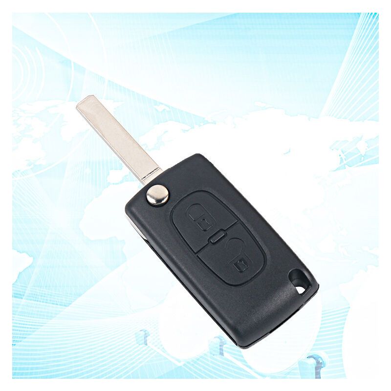 Key Shell, Peugeot Key Case Pouch Protective Cover Replacement for  Peugeot 207 307 308 ce0536, Made of Plastic