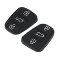 2Pcs Silicone Key Case Compatible with Kia Sportage Cee'd Picanto Rio \u0026 Hyundai i10 i20 i30 ix20 ix35 - 3 Buttons Remote Control Cover