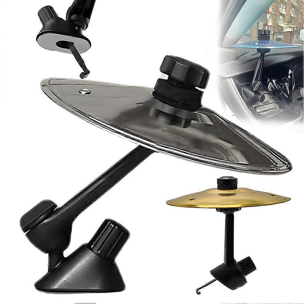 Mini Drums Crash Cymbal for Car Valve, Compact Mini Drums for Car Valve, Easy Installation Robust, for All Types of Cars, Clear Color