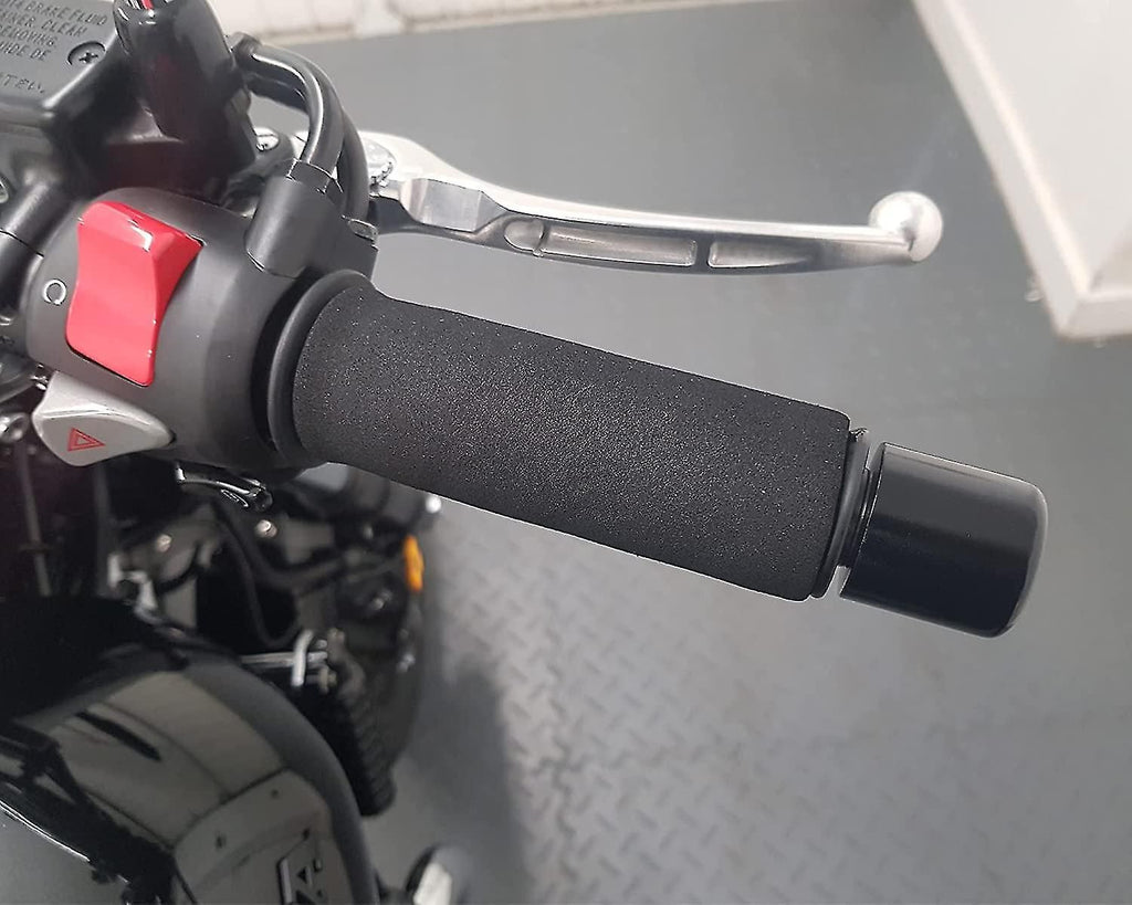 Replacement 2-pack motorcycle anti-vibration handle covers Inner diameter: 31mm (applicable range: 3.17-3.68 cm) Comfort foam non-slip for all handles