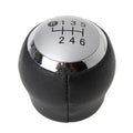 6-speed gear lever knob compatible with Urban Cruiser compatible with Rav4 D4d Avensis Yaris Al, Made of Plastic, Black Color