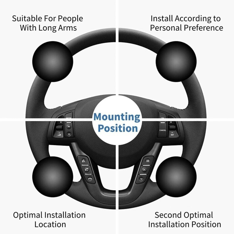 Durable High Quality Replacement Rattkula, Rattkula Traktorklippare Knopp Spinn, Made of Abs, Black Color, Perfect Fit
