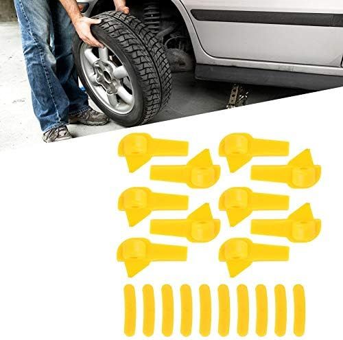 Long Lasting Premium Tire Dismantling Head, 20 Pcs Tire Changer Bead Tire Machine Accessories, Made of Plastic