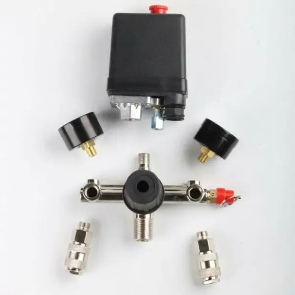 Professional Pressure regulator with pressure switch Replacement for  compressor Pressure switch with 2 displays