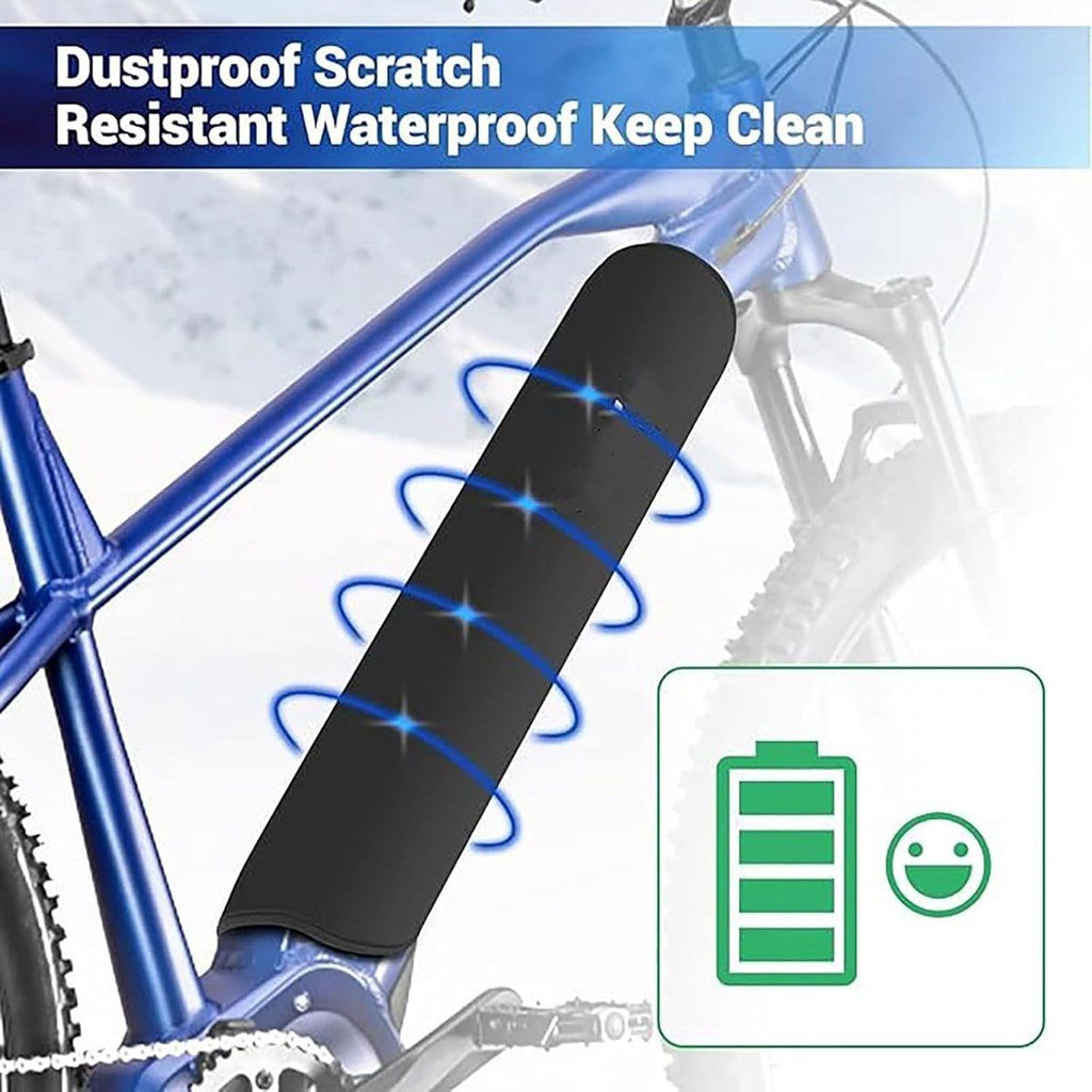 Heavy Duty Replacement - Bike Battery Protective Cover - 2 Pieces - Waterproof e - bike battery cover, 2 Pcs Pack