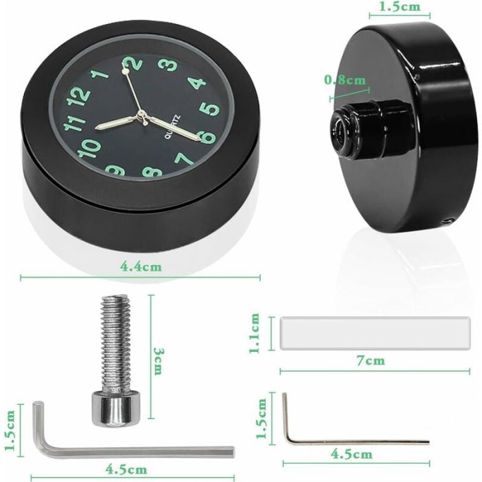High Performance Compatible Waterproof handlebar mounted watch universal motorcycle bike handle, Made of Rubber