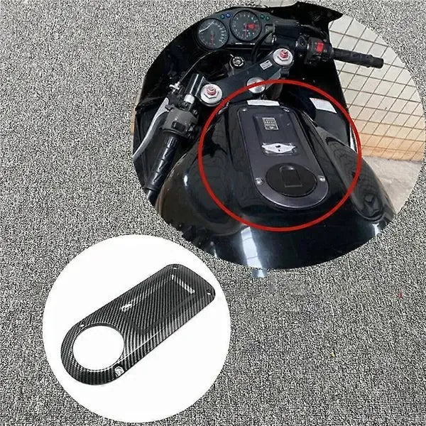 Carbon Fiber Motorcycle Tank Center Cover Panel Fairing kompatibilitet med -12R ZX12R 2000-2005.pa, Replacement Part, Made of Abs