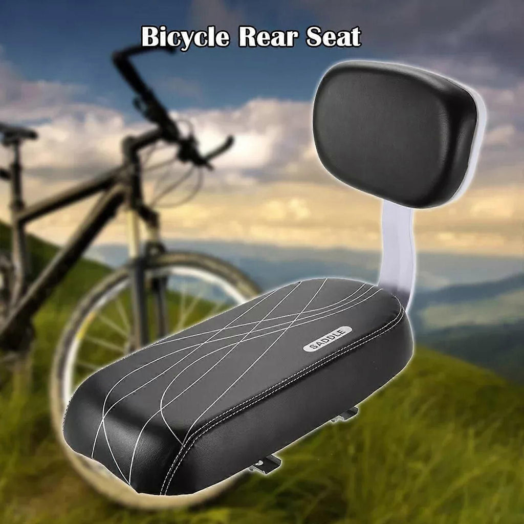 Premium Saddle with Backrest | Child Seat Set | MTB Rear Luggage Carrier | Comfortable & Safe—max_sai, Replacement Part, Made of Iron