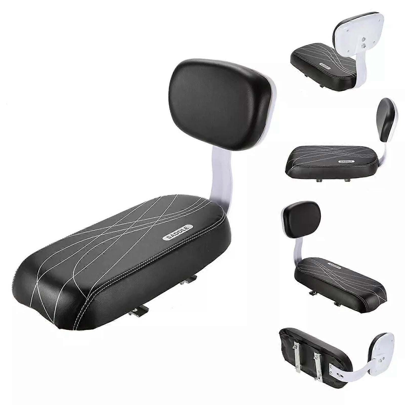 Premium Saddle with Backrest | Child Seat Set | MTB Rear Luggage Carrier | Comfortable & Safe—max_sai, Replacement Part, Made of Iron