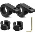 2pcs 19-30mm Roof Rack Bracket LED Light Holder Roll Bar Clamps Clamp,for Roll Cage Bar for Off Road,SUV, Made of Aluminum
