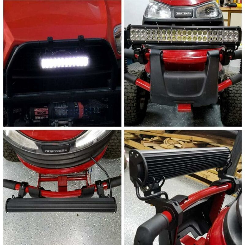 2pcs 19-30mm Roof Rack Bracket LED Light Holder Roll Bar Clamps Clamp,for Roll Cage Bar for Off Road,SUV, Made of Aluminum