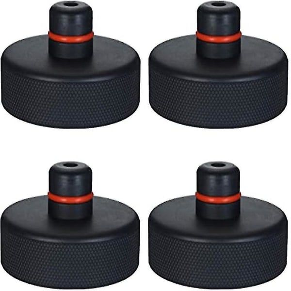 Tesla Model 3 / Y/s/x Jack Pad Pucks Jack Lift Pad Adapter Tool with storage box (protects battery and chassis) null none, Made of Rubber, Black Color