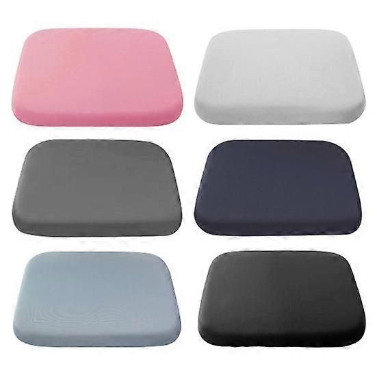 Replacement Memory Foam Seat Cushion with Strap, Slow Recovery, All Seasons, Non-Slip, Washable - Perfect Light Grey Large_tfrf