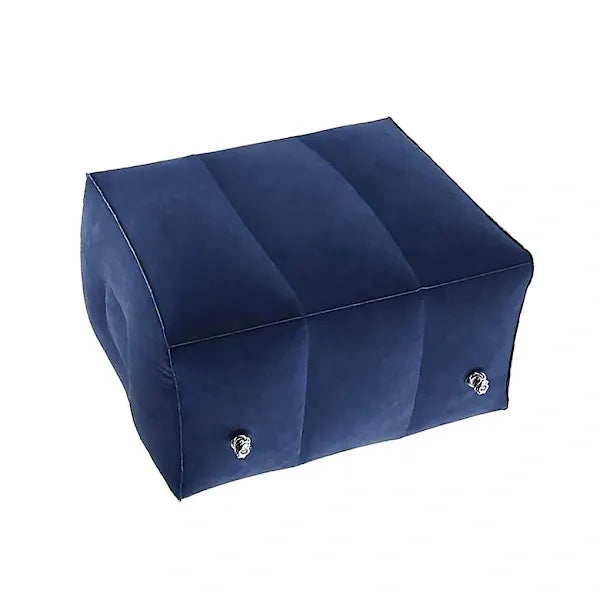 Replacement Airplane sleeping footrest pillow children resting pillow on airplane car, Made of Pvc, Blue Color