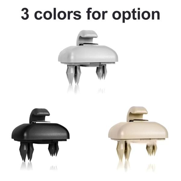 2pcs Inner Sun Visor Hook Bracket Replacement for  Audi A1 A3 A4 A5 Q3 Q5 (8E0 857 562) A7 B6 B7 B8 S4 S5 Sun Visor Holder Car Interior Parts Gray