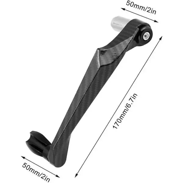 Sturdy Heavy Duty Premium Universal 7/8 Inch Aluminum Alloy Motorcycle Handlebar Brake Protector Guards, Perfect Fit