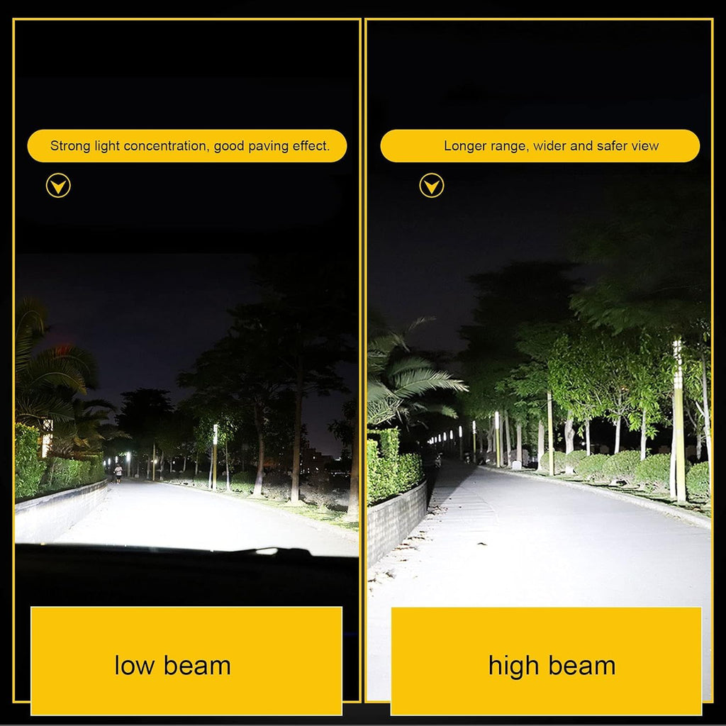 Long Lasting Premium Compatible ST H4 LED Bulb 12V Motorcycle Car Headlight 12W COB LED Lamp High Low Beam, Perfect Fit