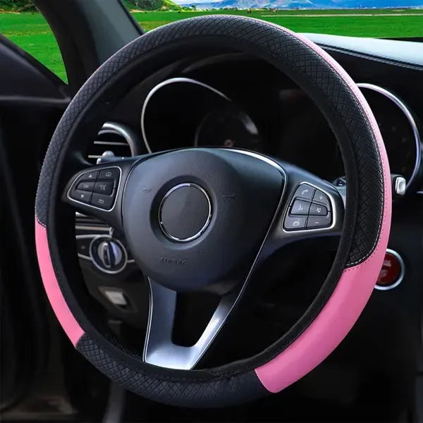 Reliable Professional Cover Steering Wheel Cover PINK pink_YF, Replacement Part, Great Value, Easy to Use, Good Performance