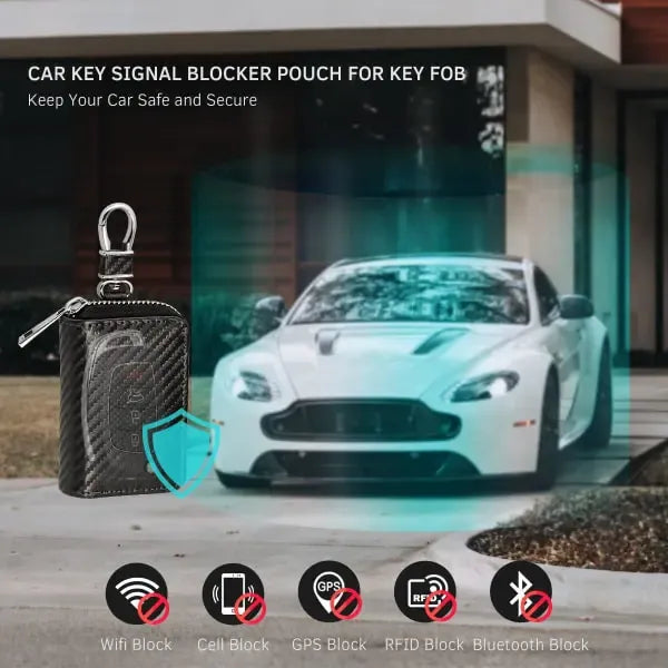 Sturdy Heavy Duty Replacement Car Key Case, Car Key Signal Blocker Car Key Case RFID, Top Quality, Easy to Use
