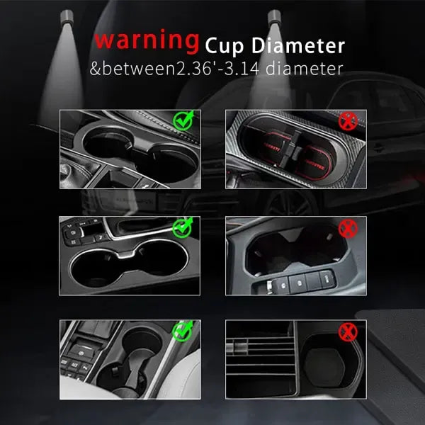 Practical High Performance Compatible Expandable car cup holder, car tray multifunctional cup holder wi, Excellent Performance