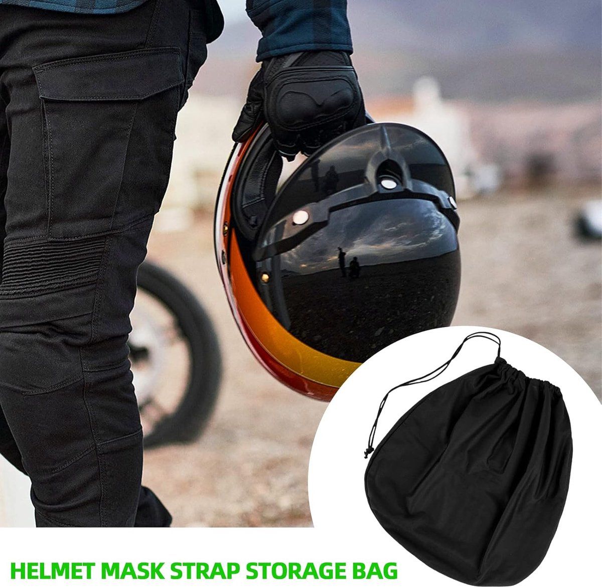 Helmet bag - Helmet cover - Protective cover - Universal portable bag - Storage bags - storage bag - motorcycle helmet bag - bicycle helmet bag