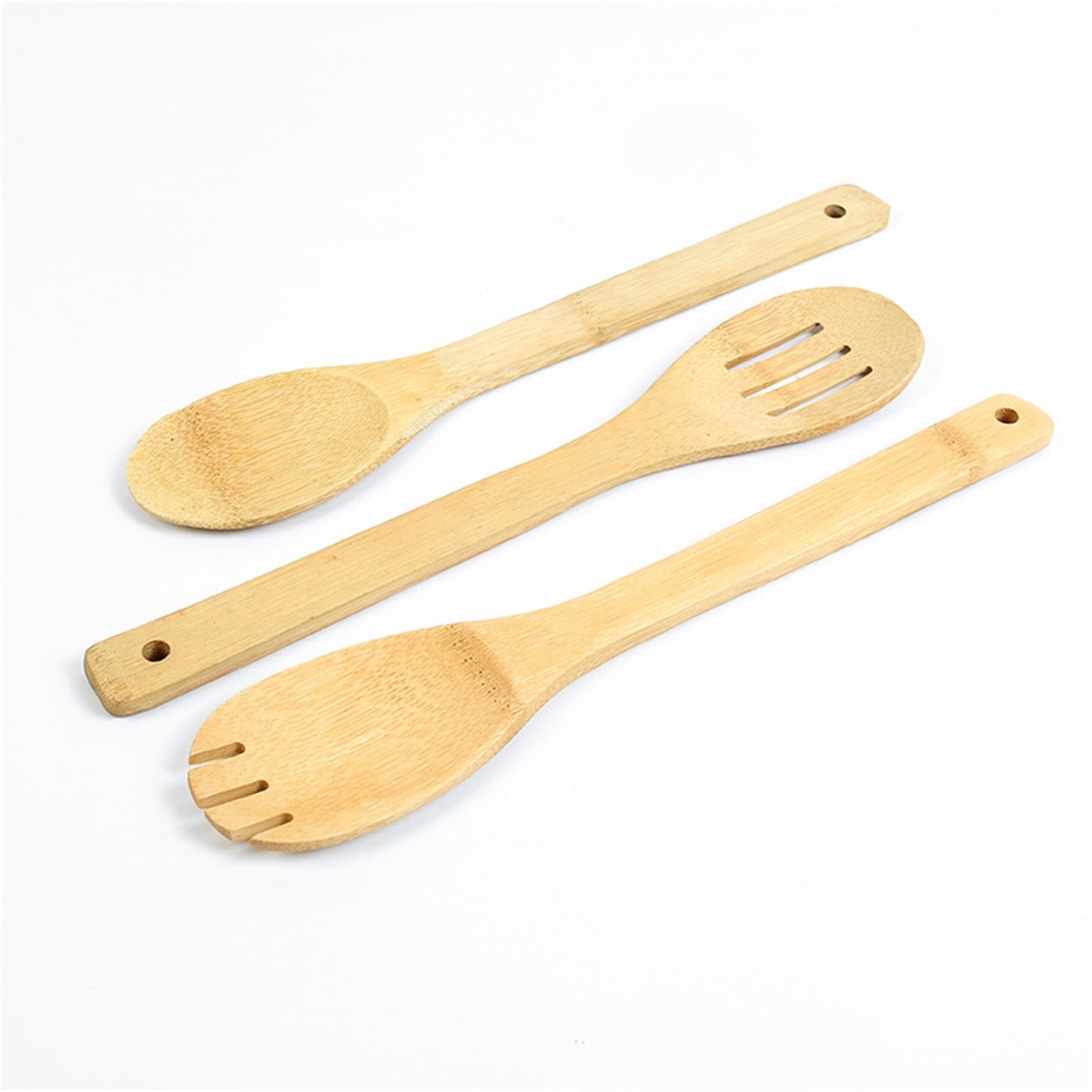 Clearance!! Wooden Spurtle Teak Spurtles Kitchen Tools Wooden Spatula for Cooking Wood Utensils Non Stick Cookware for Serving Stirring Mixing Scraping Scooping Cooking Utensil Z_Khaki
