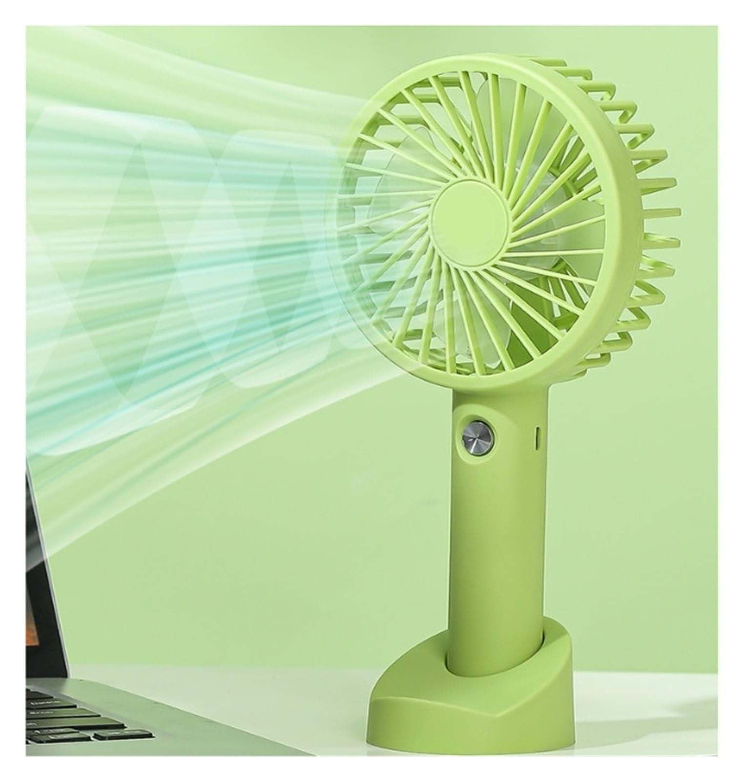 Mini Handheld Fan (White) Jwdx Portable Fan Powerful Handheld Fan Cute Design 3 Speed Personal Small Desk Fan with Base Lightweight Makeup Usb Rechargeable Fan for Stylish Travel Indoor Outdoo One Size B