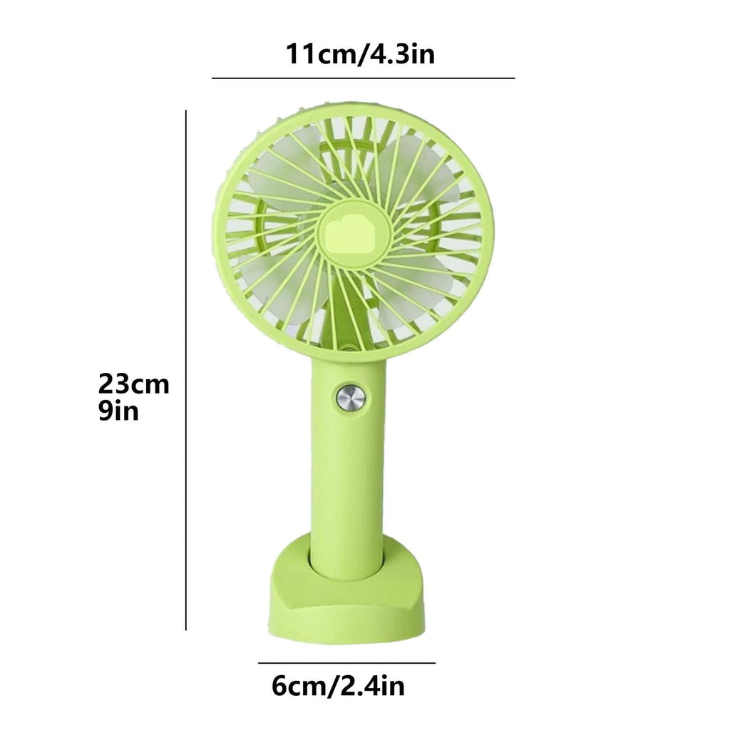 Mini Handheld Fan (White) Jwdx Portable Fan Powerful Handheld Fan Cute Design 3 Speed Personal Small Desk Fan with Base Lightweight Makeup Usb Rechargeable Fan for Stylish Travel Indoor Outdoo One Size D