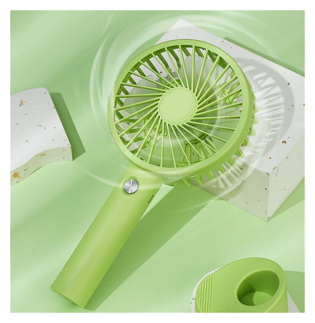 Mini Handheld Fan (White) Jwdx Portable Fan Powerful Handheld Fan Cute Design 3 Speed Personal Small Desk Fan with Base Lightweight Makeup Usb Rechargeable Fan for Stylish Travel Indoor Outdoo One Size Yellow