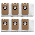 Vacuum Bags for Ihome for Autovac Nova S1 Pro Robot Vacuum Ihrvs1Pro-3Blk 6 Pack